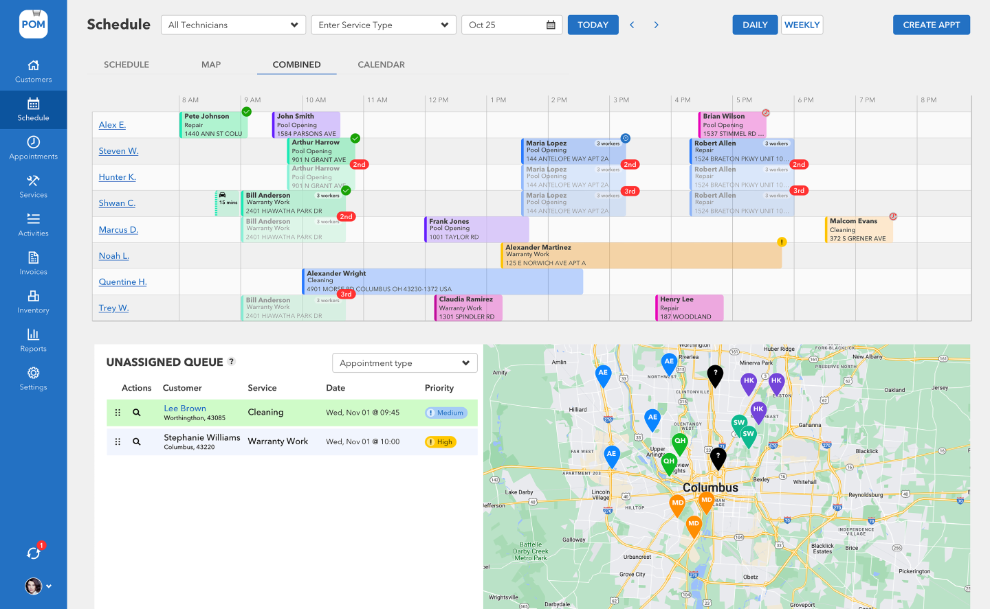 Pool Software Pool Service Software Management Features | Pool Office Manager