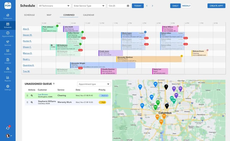 Pool-service-automation-pom