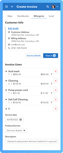 mobile invoice